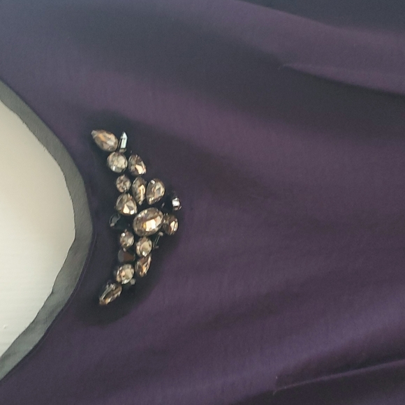 EUC, Simply Vera, sz 4 purple dress with pockets - Picture 2 of 5